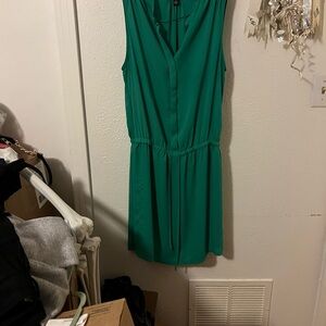 Hilary Radley Teal Sleeveless Mini Dress